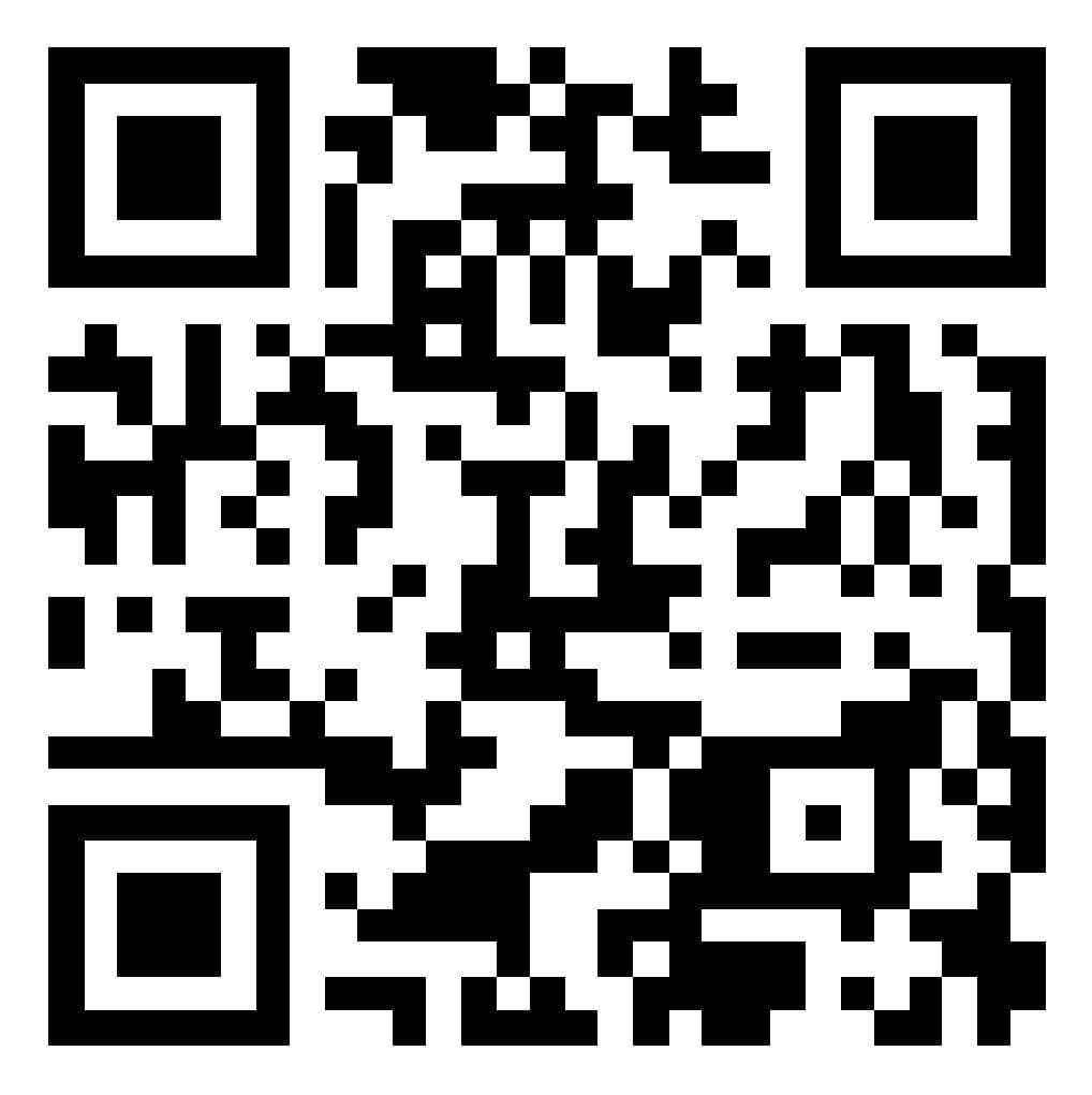 A QR code linking to the Faiba Mobile flash mob video