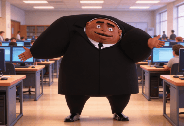 Financial district professional