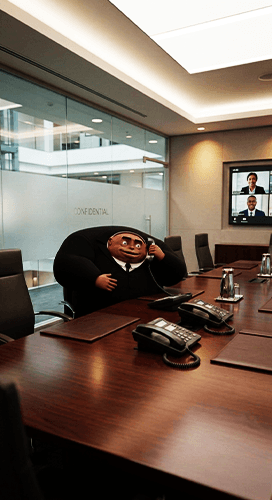 Professional in a modern office