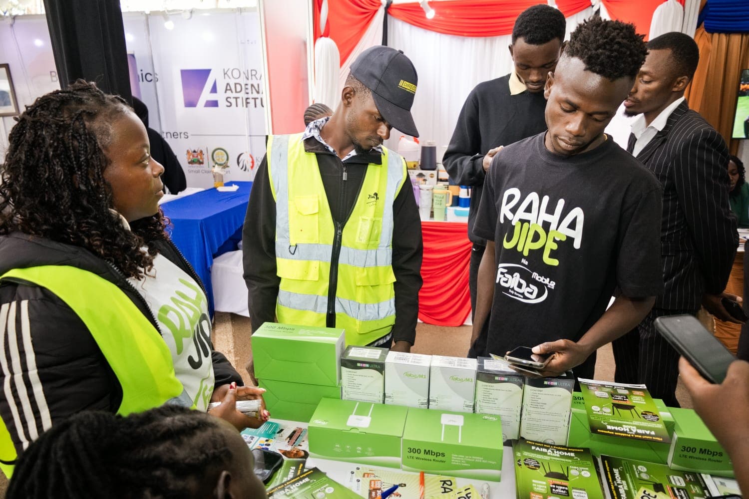 Our Sales Team were present showcasing our various products at the exhibition stand