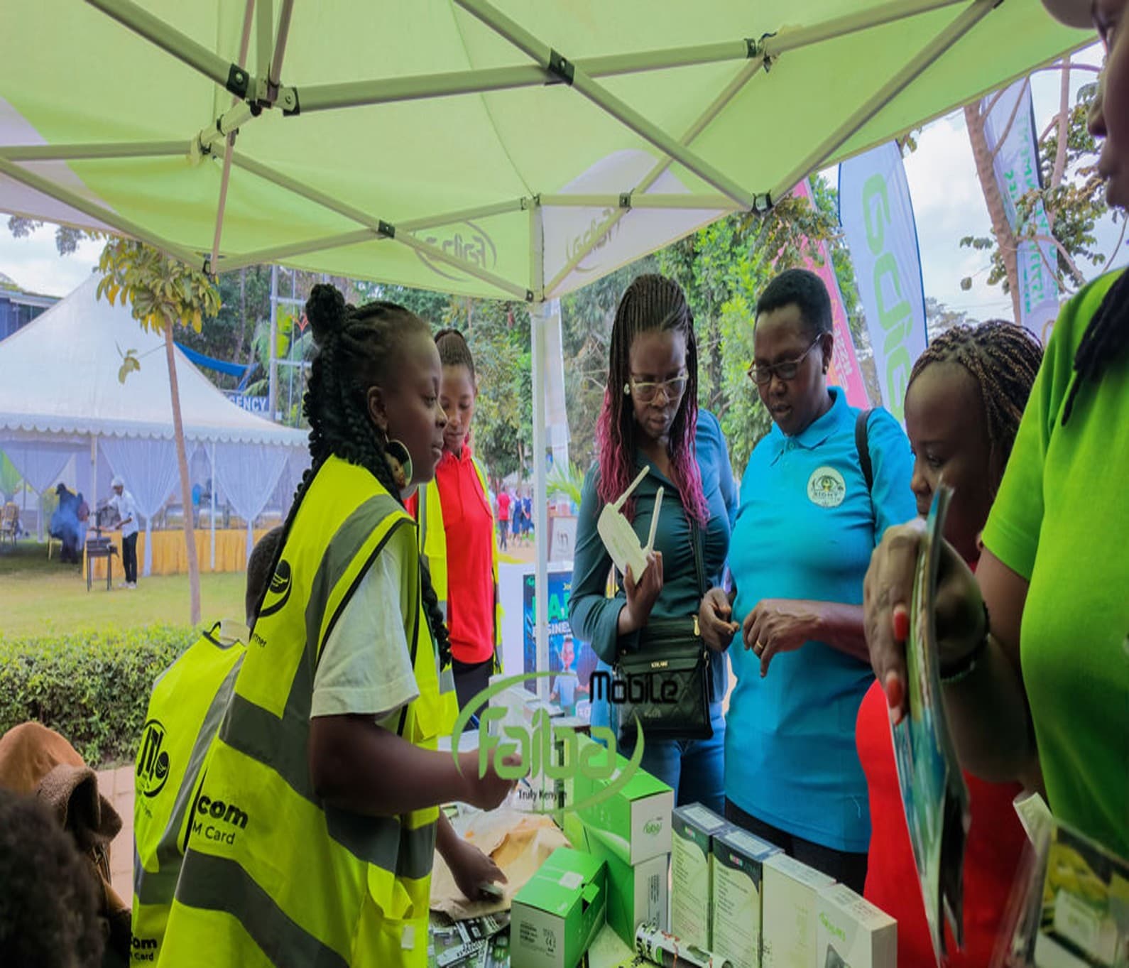 Our Sales Team showcasing our products to various clients
